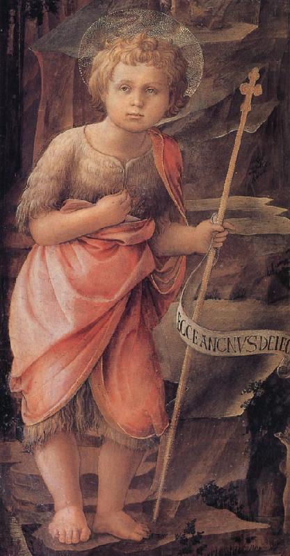 Fra Filippo Lippi Details of The Adoration of the Infant Jesus